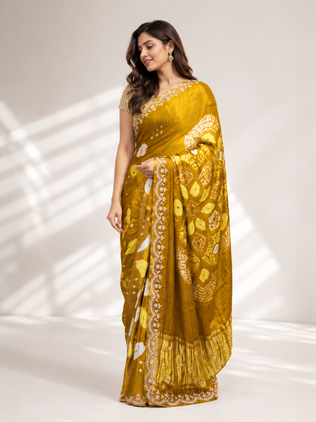 Modal Silk Tie-Dye Saree