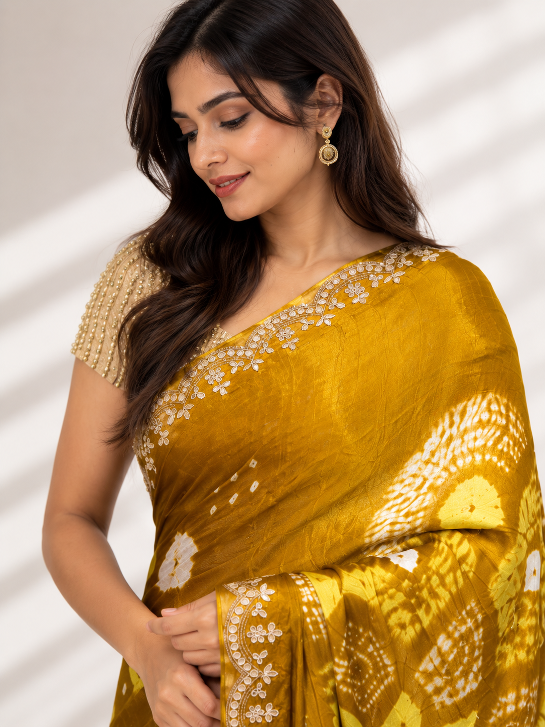 Modal Silk Tie-Dye Saree