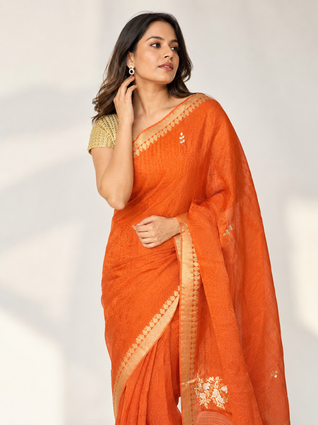 Jacquard Silk Saree