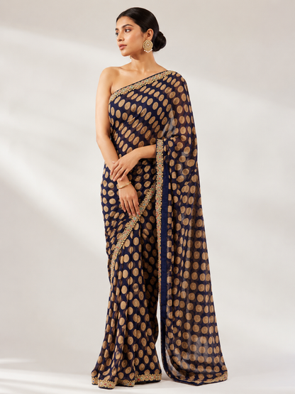 Chiffon Handwork Saree
