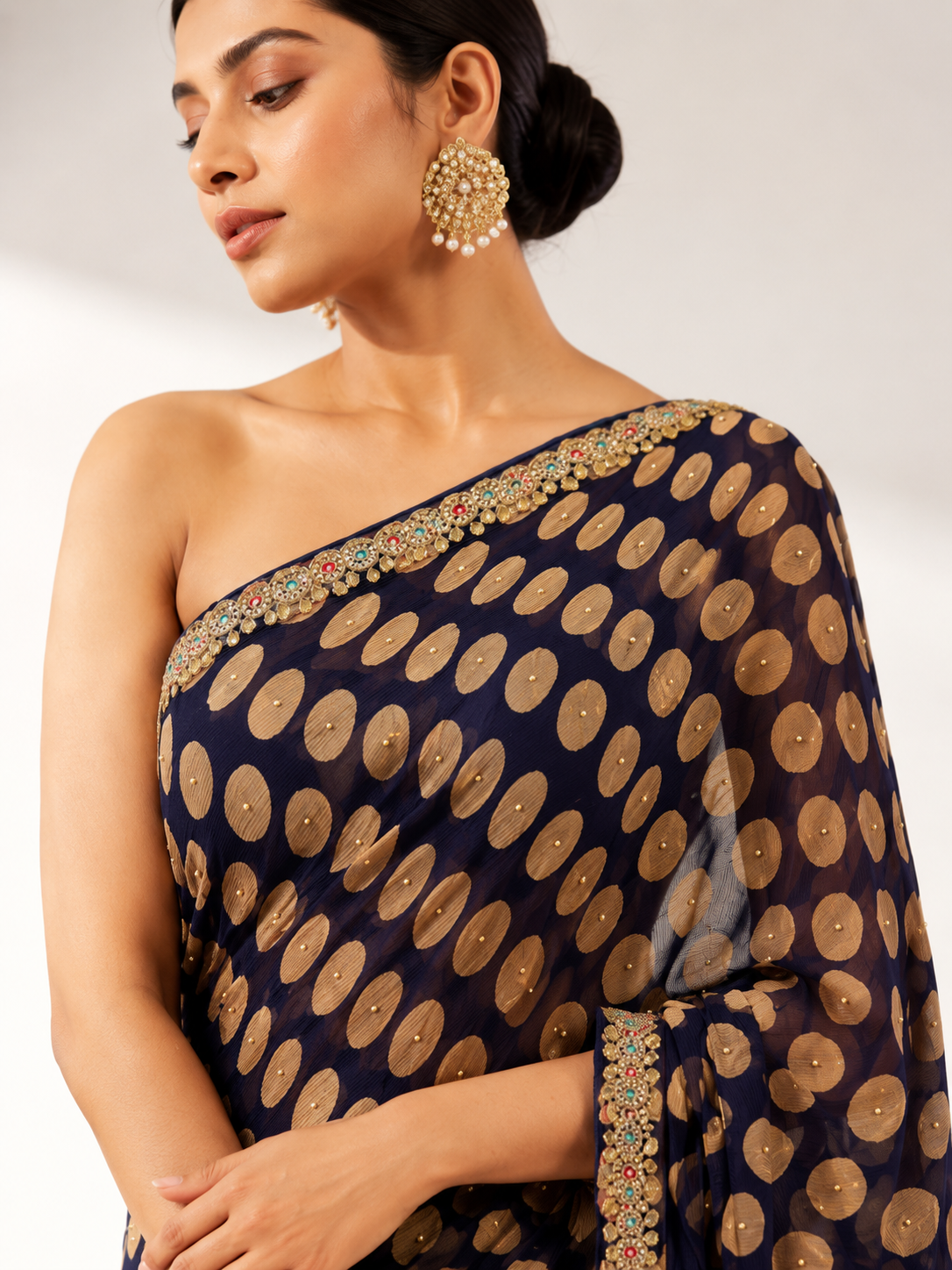 Chiffon Handwork Saree