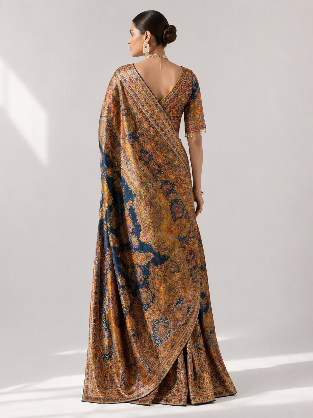 Chinon Silk Saree