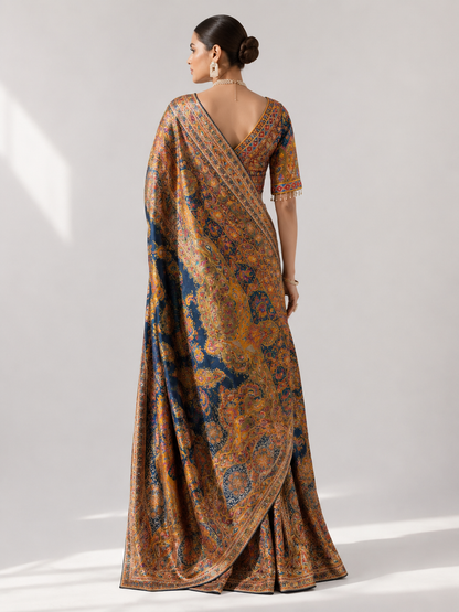 Chinon Silk Saree