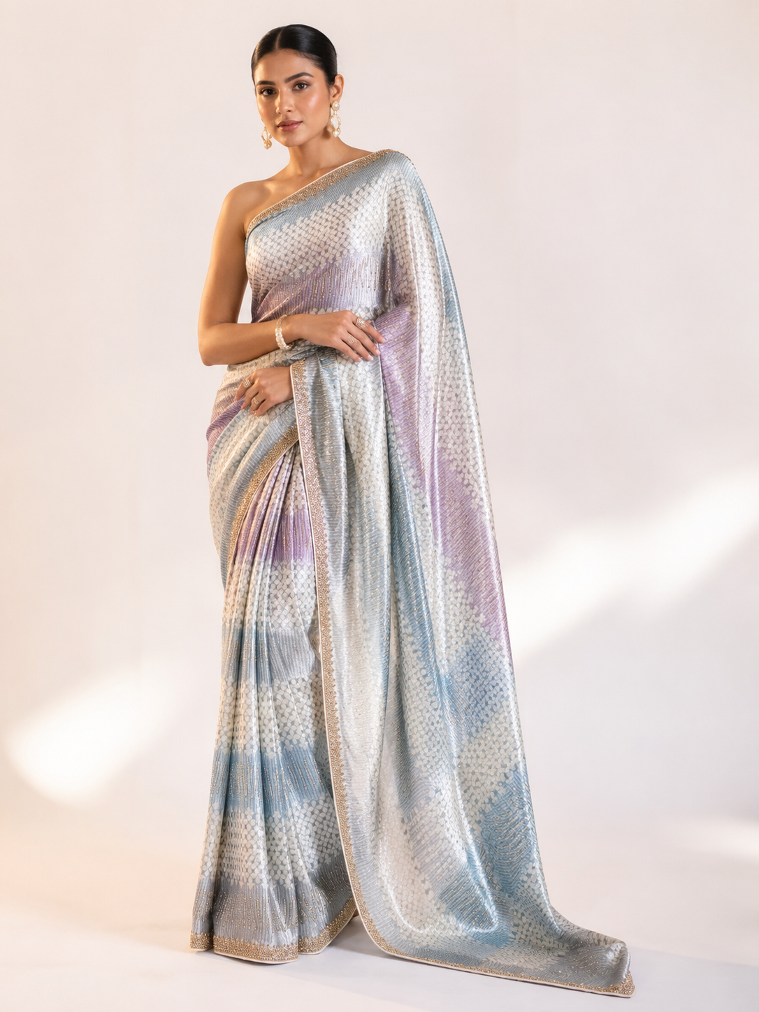 Digital Organza Saree