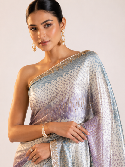 Digital Organza Saree