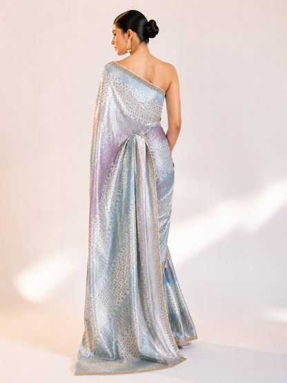 Digital Organza Saree