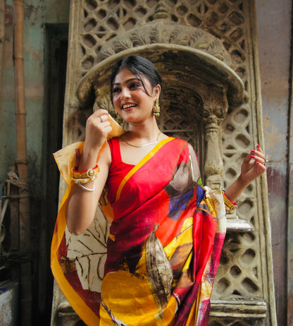 TUSSAR SILK SAREE