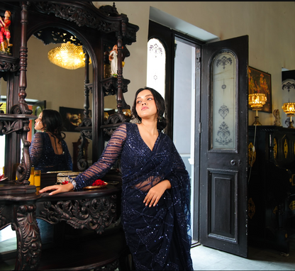 DESIGNER NET SAREE