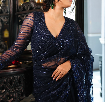 DESIGNER NET SAREE