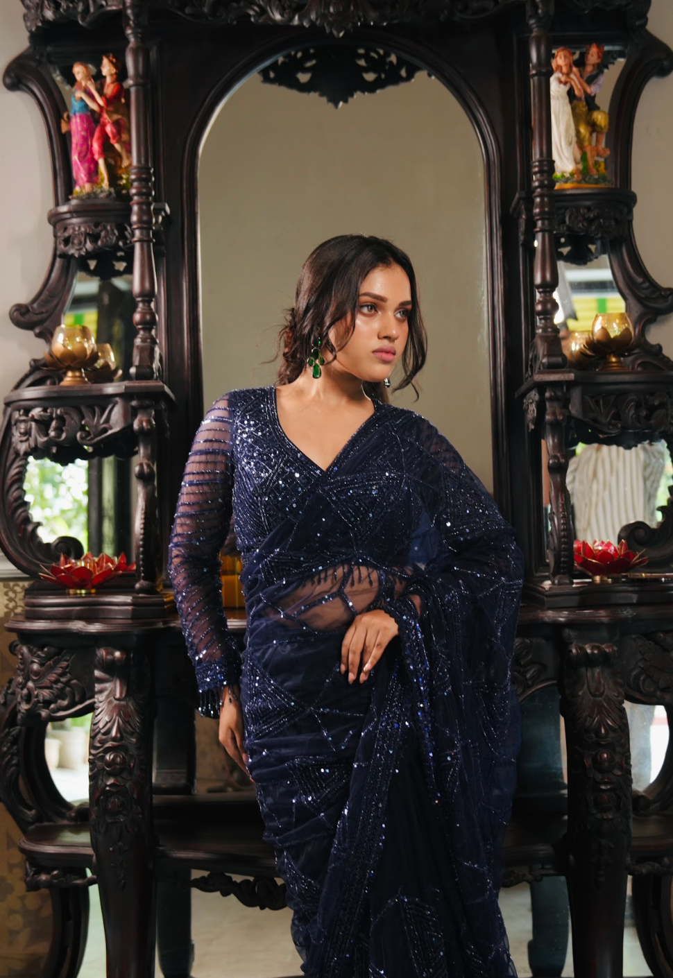 DESIGNER NET SAREE