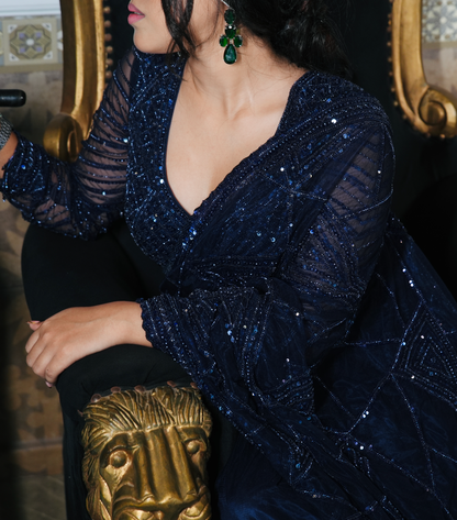 DESIGNER NET SAREE